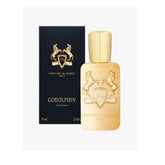 Godolphin Parfums de Marly for men - MANZARA STORE - Perfume Available at MANZARA STORE - De Marly - All Products, de Marly, Men- Godolphin Eau De Parfum by Parfums de Marly Product Description: Godolphin Eau De Parfum by Parfums de Marly is a luxurious and sophisticated fragrance that embodies strength, refinement, and elegance. This scent is inspired by the opulence and grandeur of the past, with a modern twist that makes it perfect for the confident and discerning man. The fragrance blends rich leather a