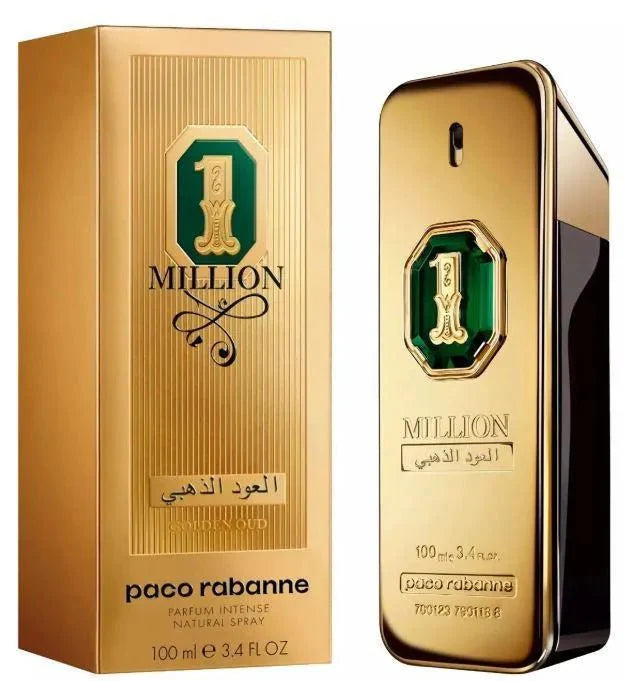 1 Million Golden Oud EDP by Paco Rabanne – Men – Soly Perfumes