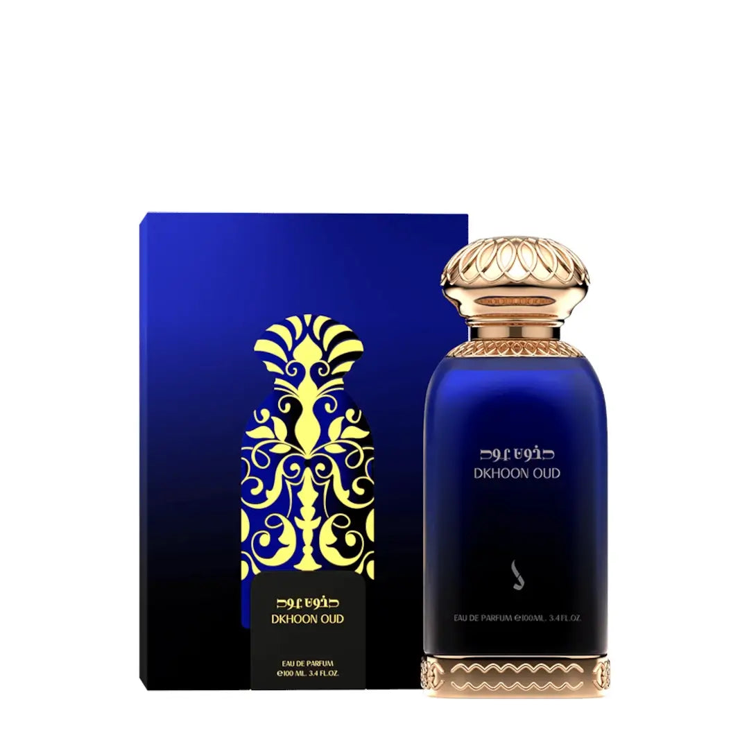 Dkhoon Oud Dkhoon Emirates bottle with packaging