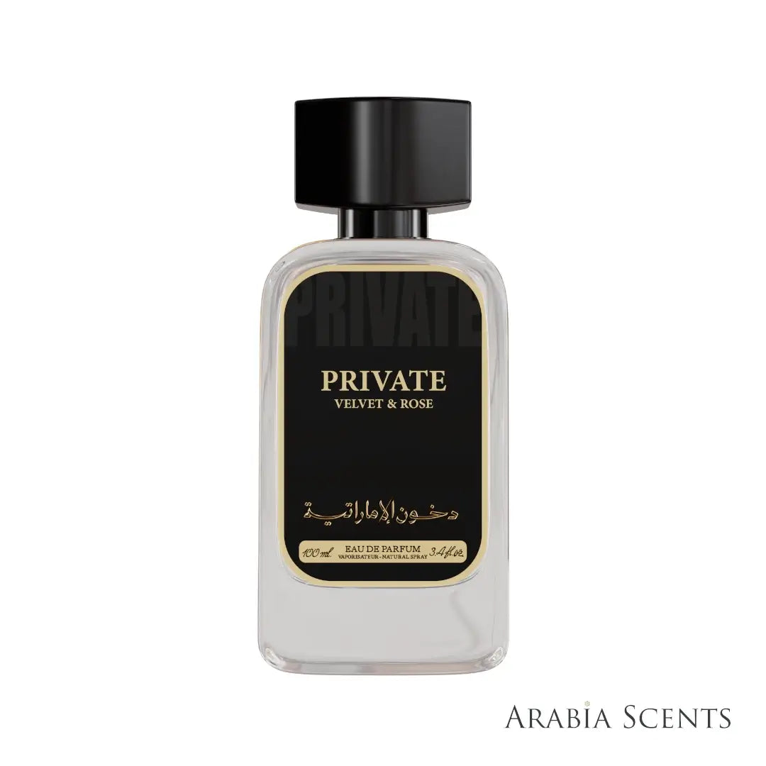 Private Velvet & Rose by Dkhoon Emirates EDP 100ml bottle