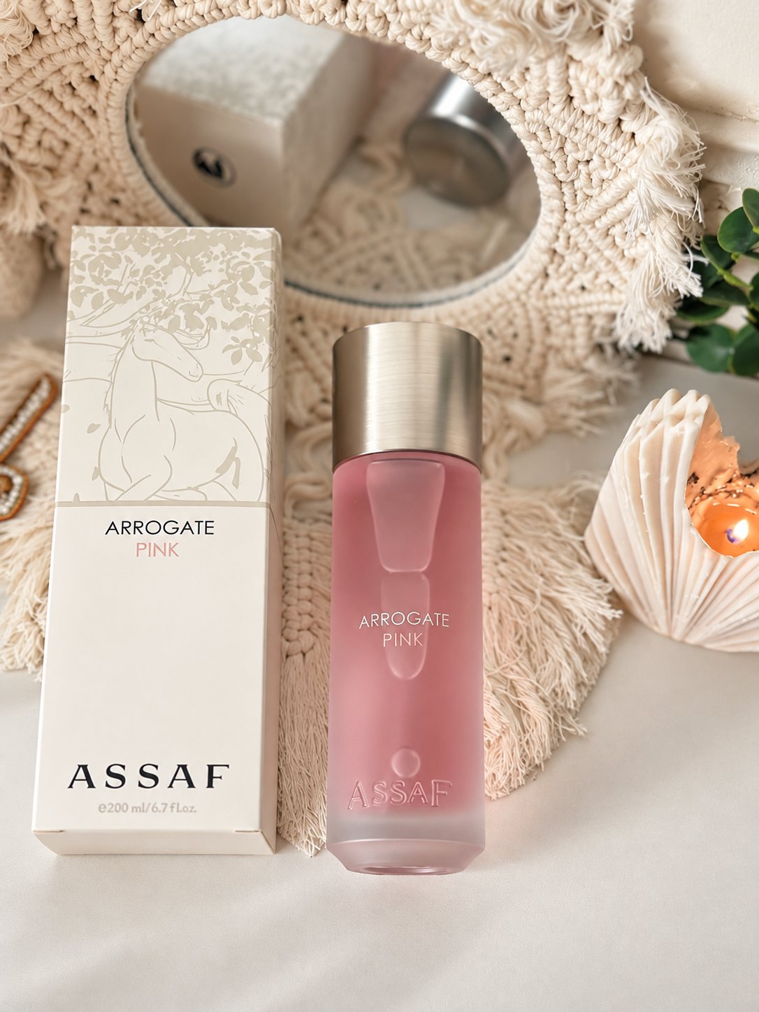 Arrogate Pink Eau de Parfum for Women by Assaf 200ml bottle with box