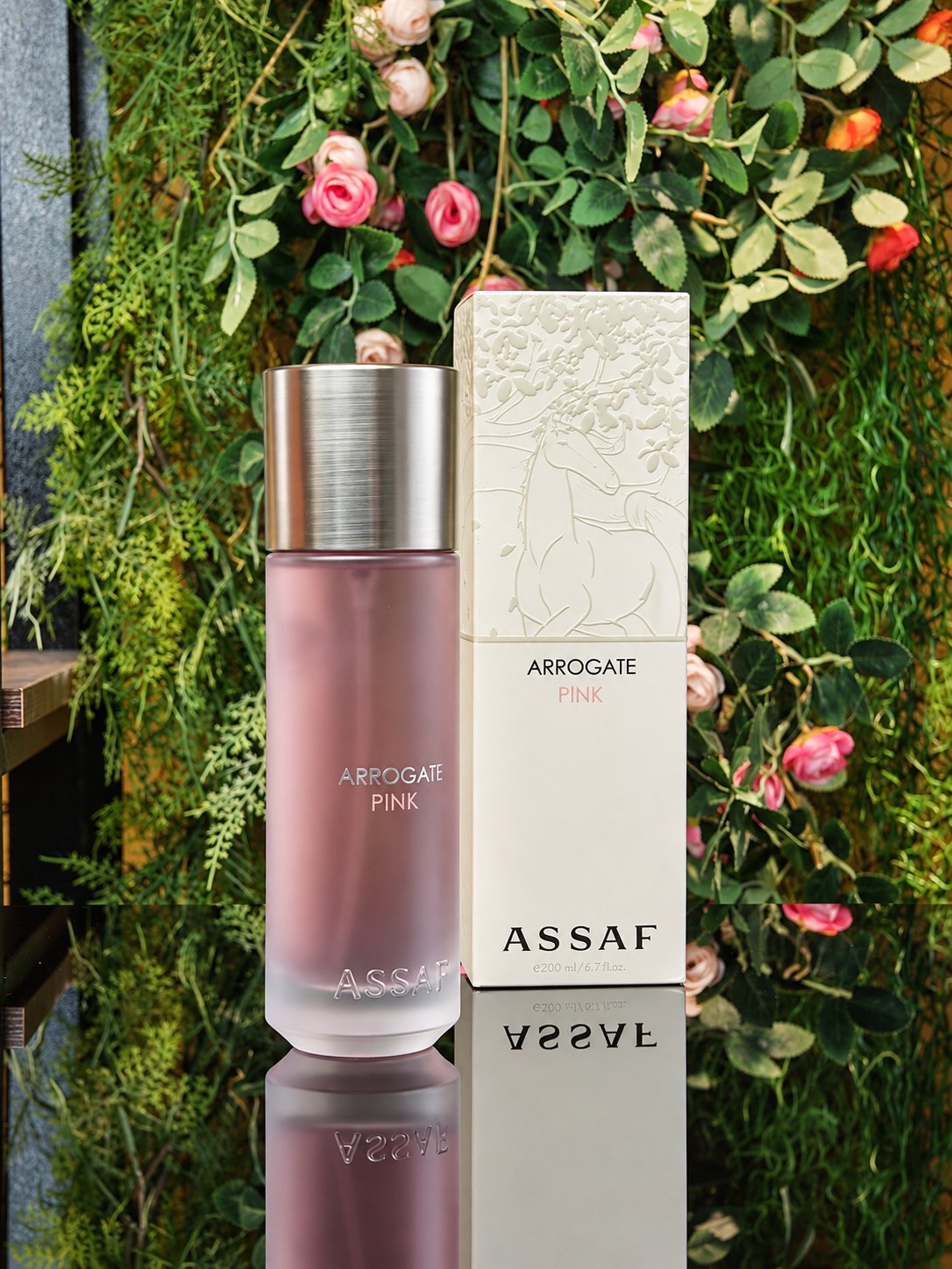 Arrogate Pink Eau de Parfum for Women by Assaf – 200ml with packaging