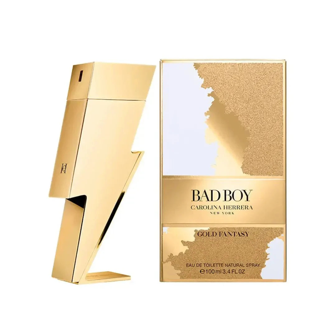 Bad Boy Gold Fantasy EDP by Carolina Herrera – Men – Soly Perfumes