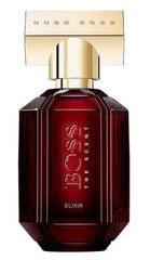Hugo BOSS - The Scent Elixir - Intense for Her - MANZARA STORE - Perfume Available at MANZARA STORE - Hugo Boss - Hugo Boss, Woman- BOSS The Scent Elixir Parfum Intense for Her Product Description BOSS The Scent Elixir Parfum Intense for Her is a mesmerizing and powerful fragrance crafted to exude feminine elegance and magnetic allure. With a rich blend of exotic floral and warm woody notes, this perfume envelops you in a luxurious aura that lingers beautifully, making it the perfect choice for unforgettabl