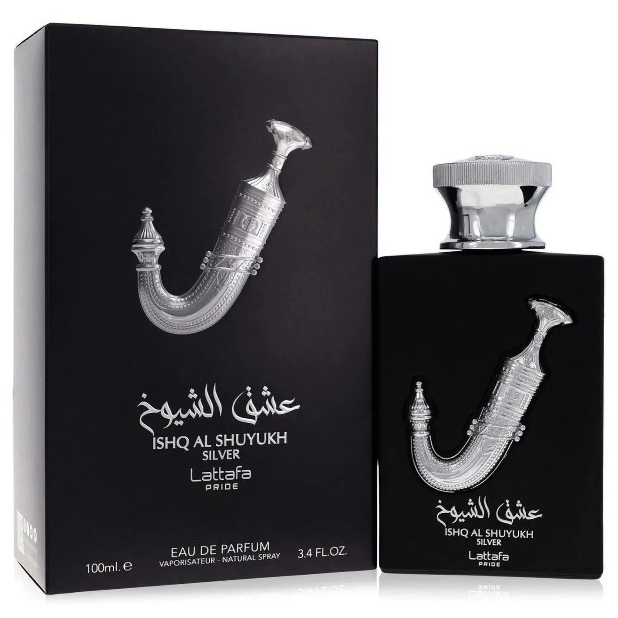 Ishq Al Shuyukh Silver EDP by Lattafa – Unisex – Soly Perfumes