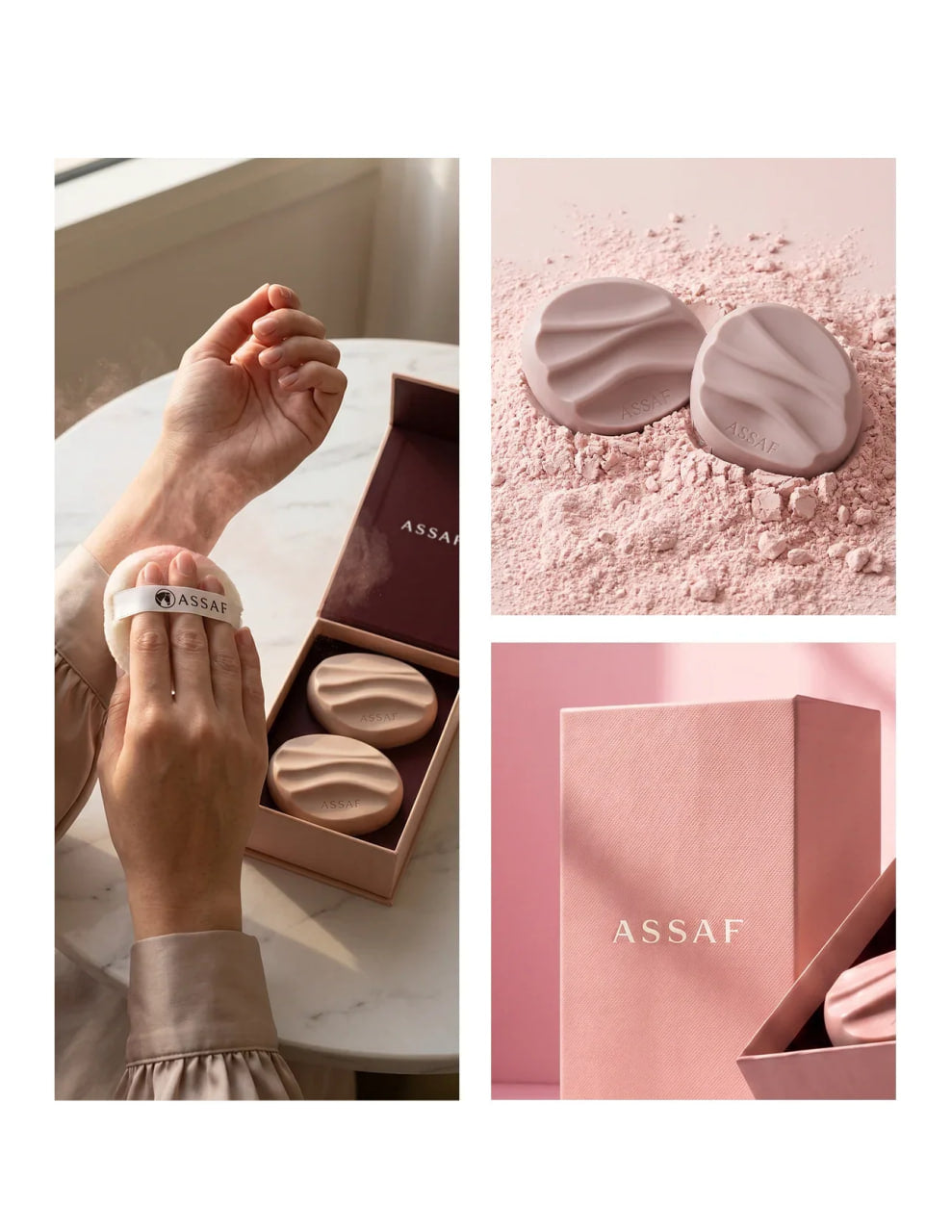 Assaf Lady Powder compacts